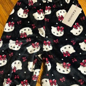 Black and Pink Women's Pajama Pants